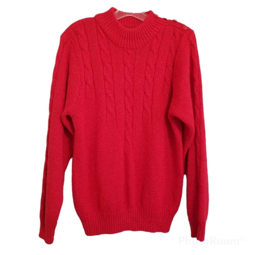 Vintage Partners by Mervyn's Red Sweater Size Medium